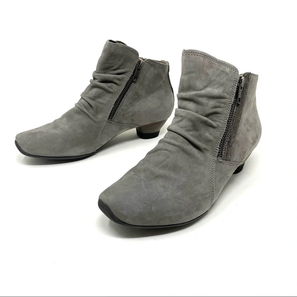 Think! Aida 81268-C17 calf nubuk/effect quartz/kombi ankle boots